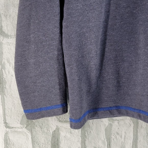 Jake Agave Chillawack Gray 1/4 Zip Mock Neck Pullover Cotton Standard Fit Small - Picture 4 of 10